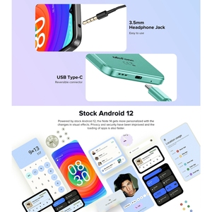 Telefono inteligente Ulefone Nota 14 Smartphone 4GB + 64GB 4G Dual SIM 6,52 pulgadas Android 12 <span class=keywords><strong>Google</strong></span> Play teléfonos móviles - Product Image 3