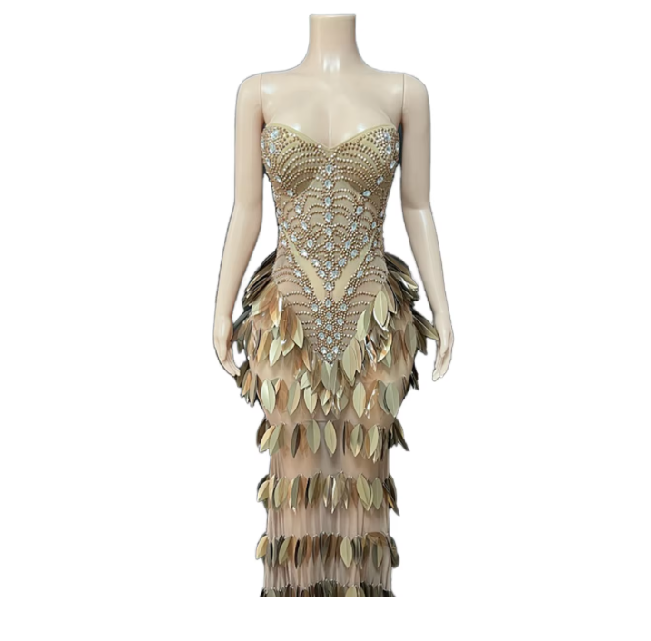 gold peplum dress Self-portrait Lurex Peplum Mini Dress