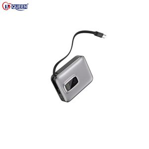 Customizable 10000mAh PD 35W Fast Charging Portable <b>Power</b> <b>Bank</b> Built in Charging Cable for Phone - Product Image 1