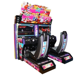 32 LCD Driving <b>Gaming</b> Car Racing Outrun Arcade Video Games Machine Machine Motion Racing - Product Image 2