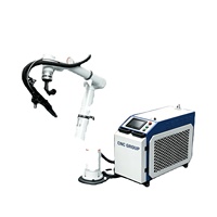 Robot collaboratif de haute qualité 1500W à 6 axes pour soudage laser par fibre, charge utile de 5 kg, soudeuse laser Cobot pour acier inoxydable