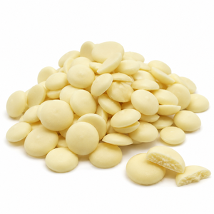 Boutons de chocolat blanc fondants, pépites de chocolat pour boulangeries professionnelles, pâtisseries et confiseries - Product Image 1