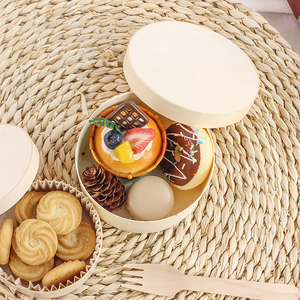 Hộp bánh gỗ cao cấp, thân thiện với môi trường, in logo tùy chỉnh, dùng một lần, có thể phân hủy sinh học, hộp quà bánh cheesecake có nắp, tính năng phân hủy sinh học - Product Image 5