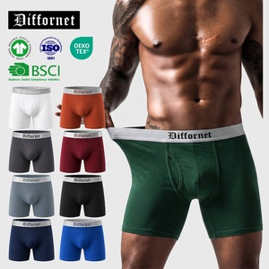 Boxer da <span class=keywords><strong>Uomo</strong></span> Personalizzati con Logo, Biancheria Intima Bianca Traspirante in Bambù per <span class=keywords><strong>Uomo</strong></span> - Product Image 3