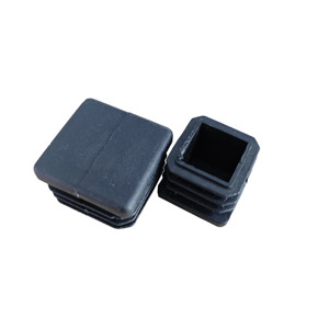Ống Nhựa Cắm Vuông Vòng Hình Chữ Nhật End Cap Chống Trượt Không Thấm Nước 25x25Mm 50x50Mm Cho Đồ Nội Thất Hàng Rào Thiết Bị Tập Thể Dục - Product Image 1