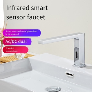 China Supplier's <strong>Inductive</strong> Smart Copper Bathroom Sink <strong>Faucet</strong> <strong>Automatic</strong> Infrared Touchless Hands-Free Ceramic Valve Sense <strong>Faucet</strong> - Product Image 5