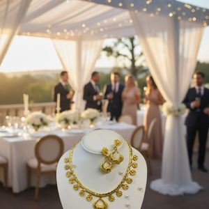 Multicolor Silver & Gold Plated Brass <b>Chain</b> for Wedding Ready Ship DDP France Bulgaria Perfect Fashionable Necklace Pearls Main - Product Image 3