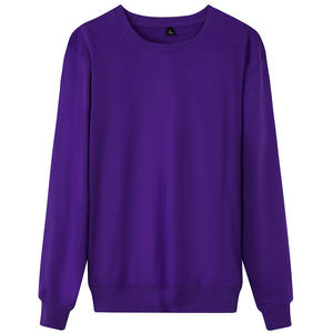 Streetwear felpa Pullover da <span class=keywords><strong>uomo</strong></span> girocollo larga 280g tinta unita felpa a girocollo <span class=keywords><strong>senza</strong></span> <span class=keywords><strong>cappuccio</strong></span> - Product Image 3