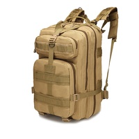 QXMOVING - Mochila Táctica de Aventura para Hombre, Sistema Molle, Oxford Impermeable, 3 Días, 40L, Camuflaje 3P, Duradera, con Compartimento Interior para Ordenador