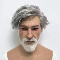 Masque en silicone réaliste 3D de haute qualité, masque intégral pour costume d'Halloween pour hommes adultes, cosplay, fête, carnaval