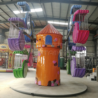 Équipement de parc d'attraction de fête foraine Mini grande roue d'amusement adaptée aux enfants à vendre