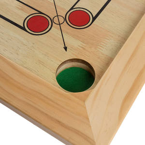 Carom stecca bastoni monete tavolo montessori educativo in legno indiano carrom carom bordo gioco al coperto giocattolo - Product Image 3