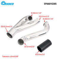 ADDCO - EPMAN Pipa Outlet Turbo High Flow Aluminium Untuk BMW E82 E88 E89 E60 535i Z4 N54 LHD 2008-2013 EPAA01G305