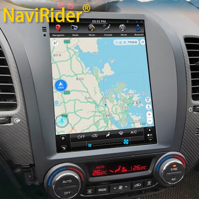 Android 13 Tesla Screen for KIA K3 Cerato Forte 2013 Car Radio Multimedia Video Player Navigation GPS Stereo Navigation Carplay