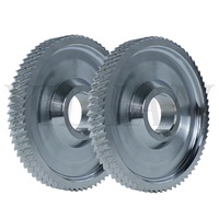 140*20*35mm pièces de machines à bois roue d'alimentation en acier rouleau d'alimentation en acier pour CNC Machine mouleur à quatre côtés