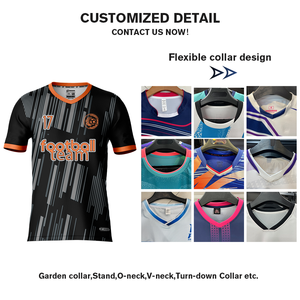 เสื้อฟุตบอลผู้ชายย้อนยุคพิมพ์ซับลิเมชันเสื้อฟุตบอลวินเทจแห้งเร็วเสื้อทีม - Product Image 2
