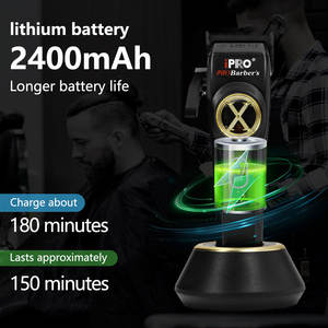 Cortadora de Pelo Profesional IPRO, Motor Magnético Vectorial de 11500 RPM, Base de Carga USB, Máquina de Afeitar, Potente Cortadora de Pelo - Product Image 3