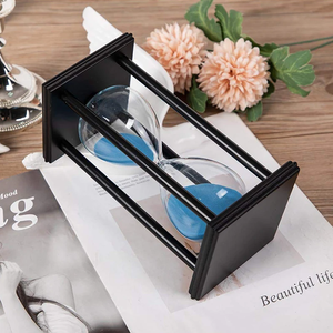 Bán buôn hiện đại sáng tạo đồng hồ cát 30/60 PHÚT vuông bằng gỗ cát hẹn giờ đồng hồ cho quà tặng văn phòng trang trí nội thất - Product Image 5