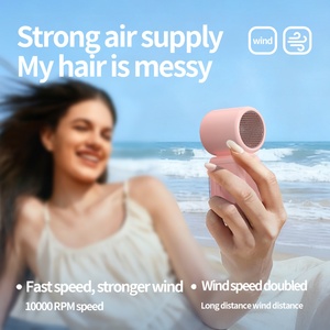 Nuevo Ventilador de Mano Portátil sin Aspas de 2500mAh, 100 Velocidades Ajustables, Recargable por USB, Mini Ventilador de Plástico para Uso en Exteriores y Hoteles - Product Image 3