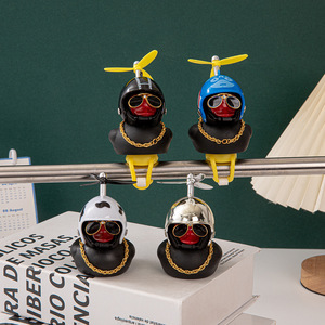 Accesorios Para MOTOS, xe máy/xe điện trang trí sáng tạo trang trí xe hơi ít màu đen vịt cho xe đạp - Product Image 2