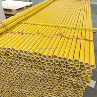 Tube d'extension en fibre de verre, tube rond en PRV, tube carré, tube en PRV, mât de tente télescopique en fibre de verre, tube de mortier, manchon de tube
