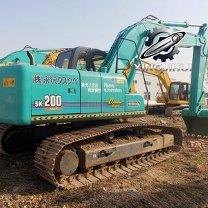 รถขุดโคเบลโก้ 200 มือสอง ของแท้จากญี่ปุ่น ขนาด 20 ตัน แบบตีนยาง ขนาดใหญ่ รุ่นปี 2023 บุ้งกี๋ขนาด 1.0 เมตร - Product Image 4