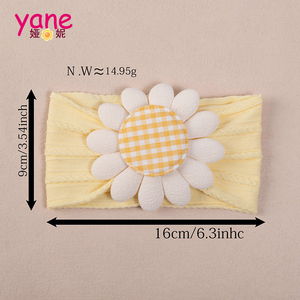 Diademas con Lazos <span class=keywords><strong>para</strong></span> Bebés, Accesorios <span class=keywords><strong>para</strong></span> el Cabello, Set de Regalo, <span class=keywords><strong>Turbante</strong></span>, Diadema con Flor Pequeña, Poliéster, 17cm, Estilo Europeo Americano - Product Image 2