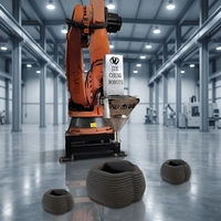 Robot d'impression 3D en béton industriel, imprimante 3D automatique pour la construction de maisons, solution personnalisée pour les murs