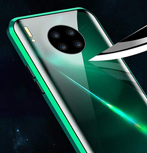 เคสแม่เหล็กดูดแบบบางพิเศษ360ด้านหน้า + ด้านหลัง,เคสกันกระแทกโลหะติดหน้าจอกระจกนิรภัย9H สำหรับ Huawei Mate 30 - Product Image 4