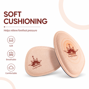 Coussinets <span class=keywords><strong>pour</strong></span> l'avant-pied des femmes, <span class=keywords><strong>demi</strong></span>-semelles <span class=keywords><strong>pour</strong></span> talons hauts, antidérapants, en mousse souple, inserts de chaussures confortables, soin des pieds - Product Image 3