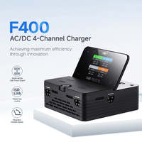 Chargeur de batterie intelligent LiPo ISDT F400 400W AC/DC 4 canaux avec fonction de décharge pour drone FPV, voiture RC, hélicoptère