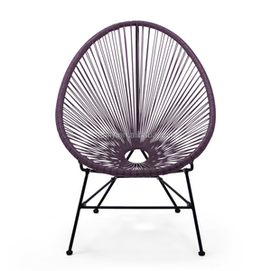 Conjunto de Sillas <span class=keywords><strong>Acapulco</strong></span> de Mimbre para Exteriores, Resistentes a la Intemperie, Tejido Ovalado, Silla de Ratán, Silla <span class=keywords><strong>Acapulco</strong></span> de Cuerda - Product Image 2