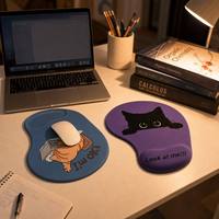 Tapis de souris de jeu en gel de caoutchouc avec repose-poignet, doux, antidérapant, sublimation par transfert thermique, forme irrégulière, tapis de bureau