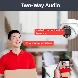 POE 4K 8MP Full Color HD <strong>IP</strong> <strong>Camera</strong> Dome Outdoor Two Way Audio IR-CUT H264/h265 Night Vision Waterproof Ip66 <strong>CCTV</strong> Cameras - Product Image 5