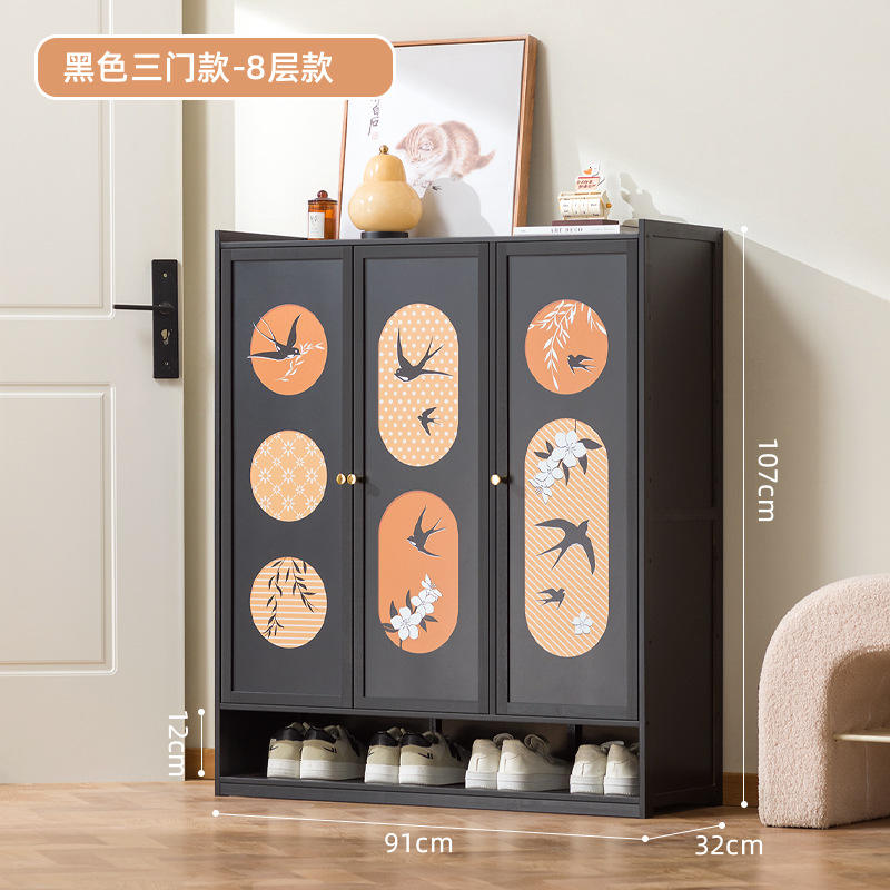 Three doors, eight stories (swallow design)