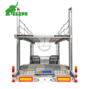 Semi-remorque porte-voitures double pont de haute qualité à 2/3 essieux pour 6/8/10 véhicules, idéale pour la logistique <span class=keywords><strong>automobile</strong></span> et les concessionnaires - Product Image 2