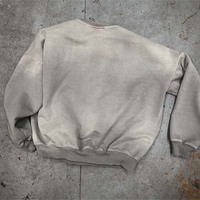 CrazyMaker hommes nouveau personnalisé pur coton épais à manches longues DTG motif brodé poche décoration mode délavé à manches longues