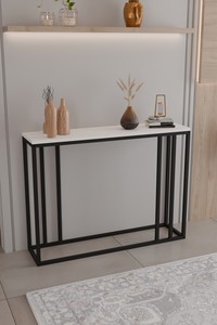 Cómoda de un solo nivel moderna y elegante con estante decorativo - Product Image 3