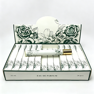 Parfum en tube de laboratoire de 35 ml, taille voyage, pour femmes, senteur <span class=keywords><strong>rose</strong></span> longue durée, boîte de 24 pièces, directement de l'usine - Product Image 4