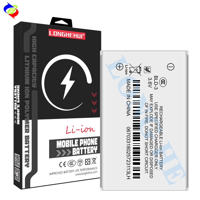 High Capacity Replacement Lithium Ion Battery BLD-3 for Nokia 7210 3300 2100 6220 6610 7250