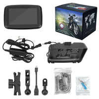 Étanche 5 "pare-soleil IPS écran tactile Portable sans fil Apple Carplay Android Auto GPS pour Moto