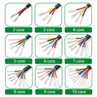 Kabel Listrik UL2464 16/18/20/22/24/26/28 AWG Multi-core 2/3/4/5/6/7/8/9/10 Inti Berlapis PVC Kawat Tembaga Berlapis Timah Industri