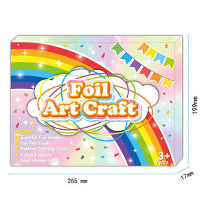 Mainan Foil seni kreatif kustom, Stiker putri Eva peri seni tanpa jaring Foil Kit seni menyenangkan untuk anak-anak - Product Image 2