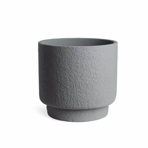 Grands pots à fleurs pour la décoration de la maison et du bureau, en matériau de fibres de ciment résistant, jardinière pour l'affichage - Product Image 3