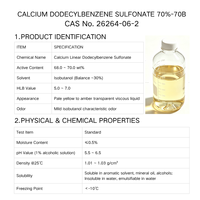 CAS 26264-06-2 CADDBS Calcium Dodecylbenzène Sulfonate 70%