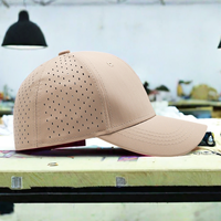 Gorras de Béisbol Personalizadas con Logotipo, Ajustables, de Secado Rápido, Impermeables, con Malla Cortada a Láser, Visera Curva y Cierre a Presión para Hombre