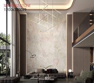 Piastrella in Pietra Sinterizzata Lucida 'Giardino di <span class=keywords><strong>Monet</strong></span>', Lastra di Grandi Dimensioni Personalizzabile per Progetti di Ingegneria, Pareti e Pavimenti di Ville e Salotti - Product Image 3