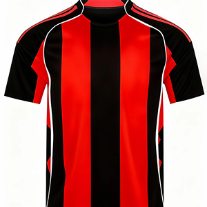 Individuell Bedrucktes Vintage-Fußballtrikot mit Logo im Sublimationsdruck, Schnelltrocknendes Trainings-Sportshirt, Retro-Fußballuniform für Unisex - Product Image 1