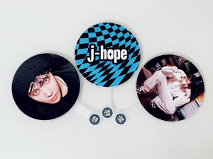 Quạt Mini <span class=keywords><strong>Kpop</strong></span> Trong Suốt Bằng Nhựa Tùy Chỉnh Mới Và Quạt Cầm Tay Dễ Thương Quạt Mini Hai Mặt Bằng Nhựa <span class=keywords><strong>Kpop</strong></span> Picket - Product Image 3