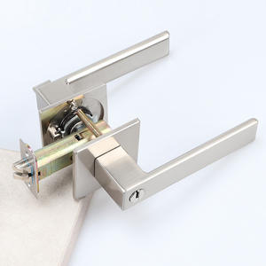 न्यूनतम एंटी-चोरी और वाटरप्रूफ ब्लैक मैट स्क्वायर लेवर मार्ग बाथरूम की गोपनीयता के लिए कुंजी अनलॉक तरीका - Product Image 4